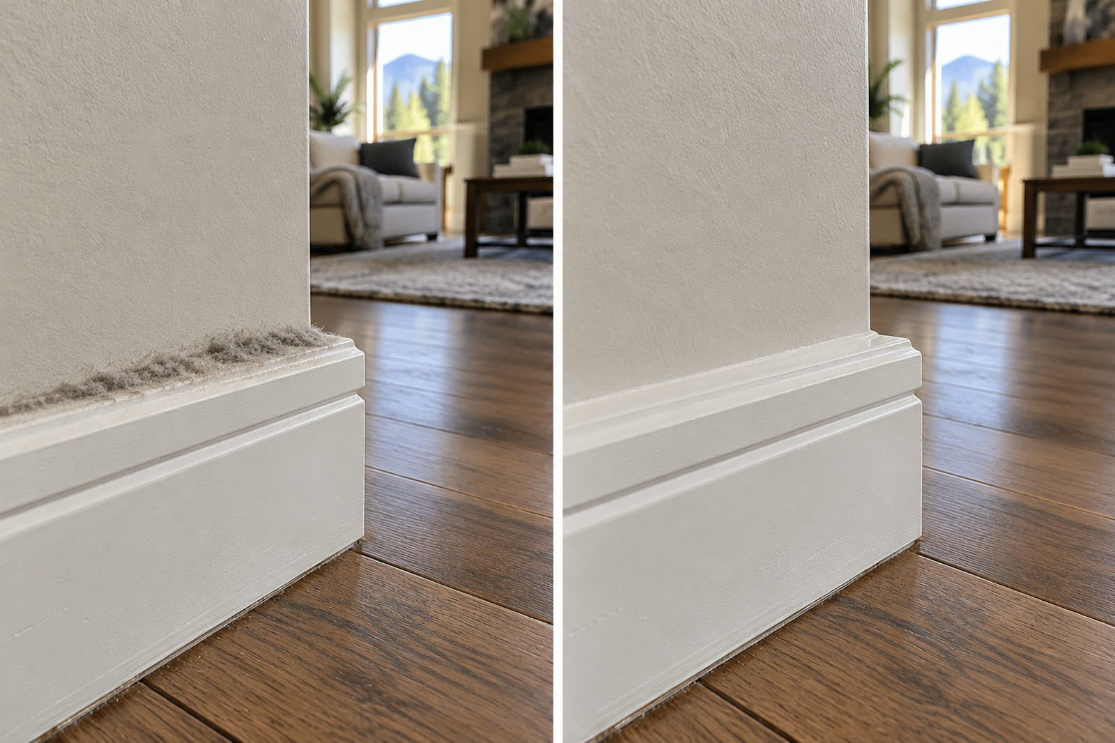 Reachable surfaces dusty versus clean